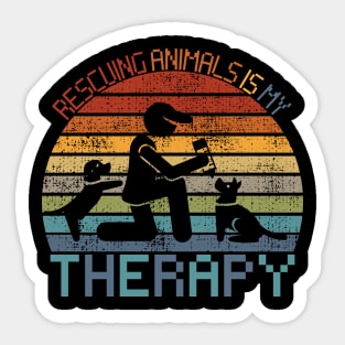 Animal Rescue, Rescuing Animals, Animal Control Worker Sticker